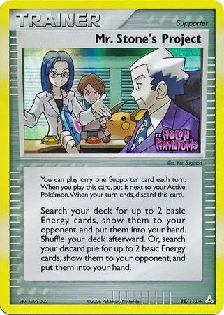 Mr. Stone's Project Reverse Holo 88 - Holon Phantoms Pokesingles