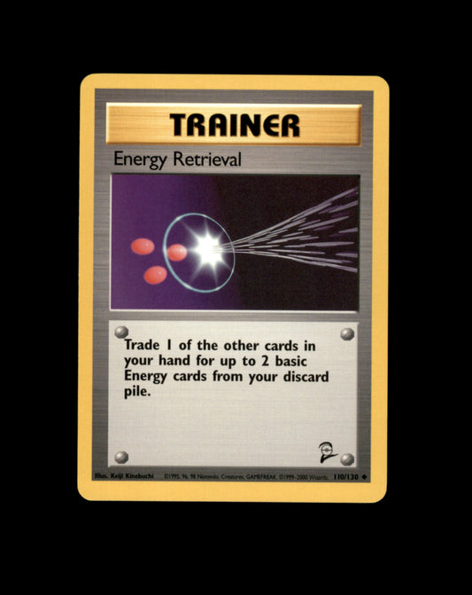 *SE BILDE FOR TILSTAND* Energy Retrieval #110 Pokemon Base Set 2 Pokesingles