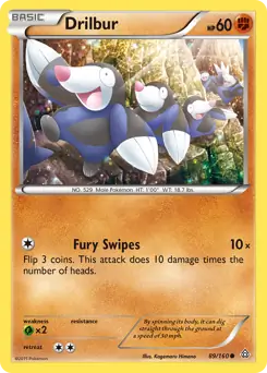 Drilbur 89 - Primal Clash Pokesingles