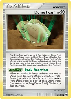 Dome Fossil 89 - Majestic Dawn Pokesingles