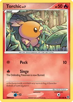 Torchic 89 - Great Encounters Pokesingles