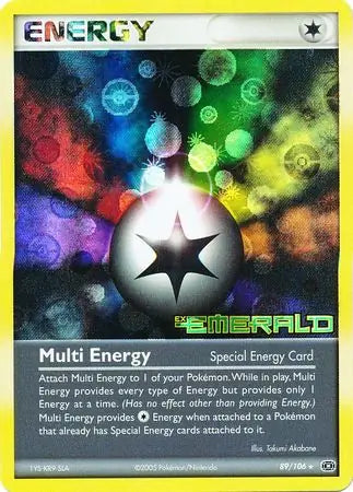 Multi Energy Reverse Holo 89 - Emerald Pokesingles