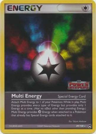 Multi Energy Reverse Holo 89 - Power Keepers Pokesingles