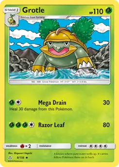 Grotle 8 - Ultra Prism Pokesingles