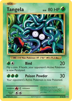 Tangela 8 - Evolutions Pokesingles