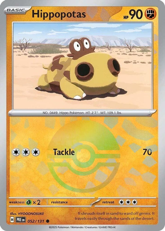 Hippopotas (Poke Ball Pattern) 52 - Prismatic Evolutions