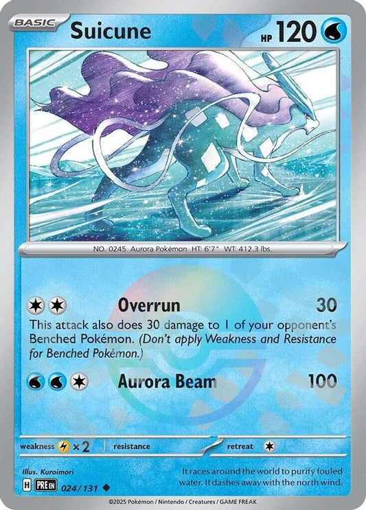 Suicune (Poke Ball Pattern) 24 - Prismatic Evolutions