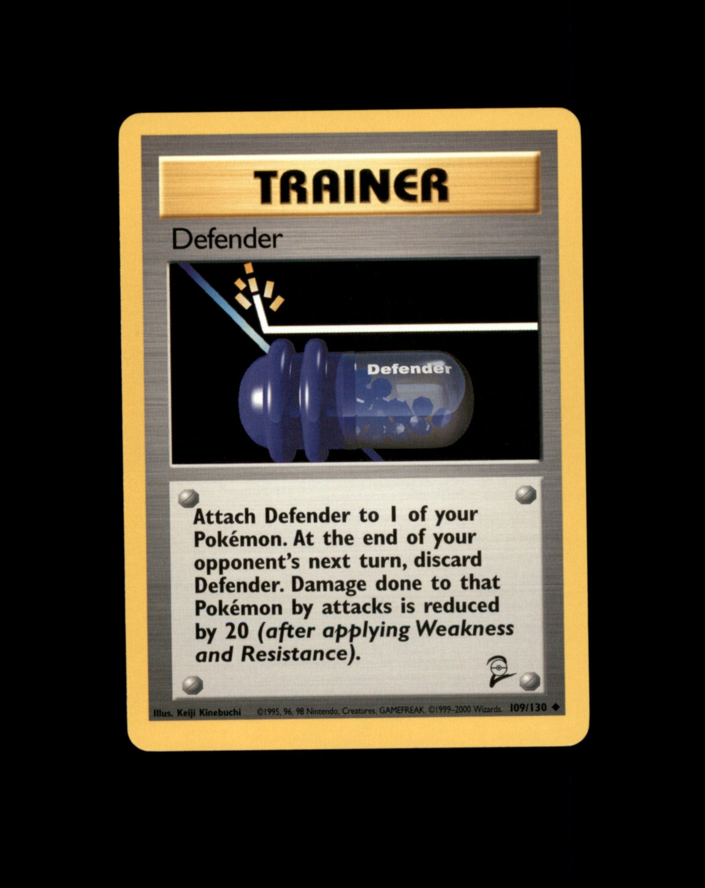 *SE BILDE FOR TILSTAND* Defender #109 Pokemon Base Set 2 Pokesingles