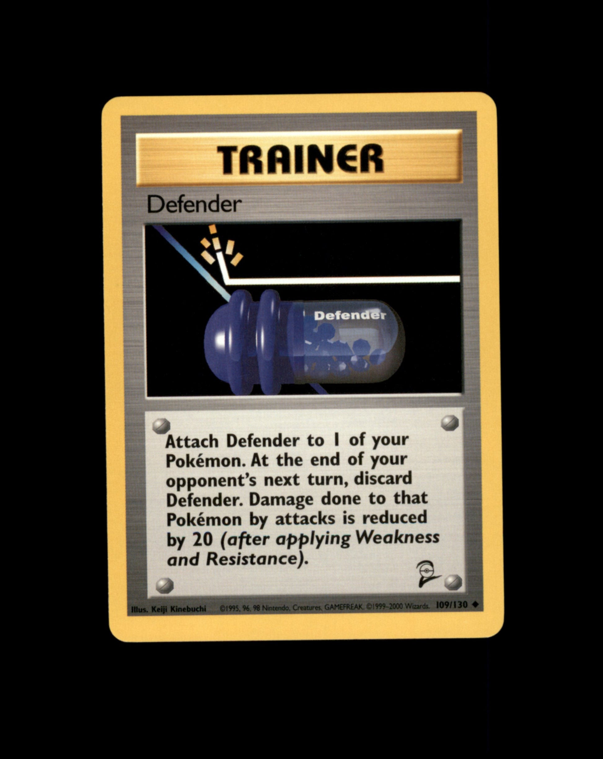 *SE BILDE FOR TILSTAND* Defender #109 Pokemon Base Set 2 Pokesingles