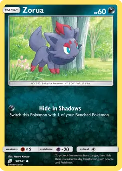 Zorua 90 - Team Up Pokesingles