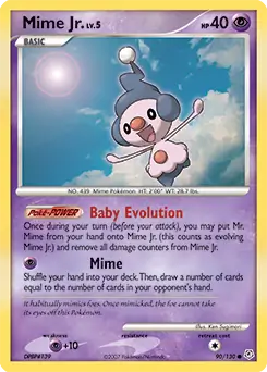 Mime Jr. 90 - Diamond & Pearl Pokesingles