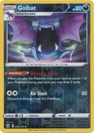 Golbat Reverse Holo 090 - Battle Styles