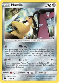 Mawile 91 - Celestial Storm Pokesingles