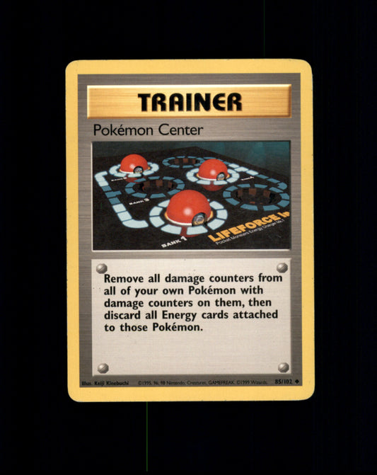 *SE BILDE FOR TILSTAND* Pokemon Center #85 Pokemon Base Set Pokesingles