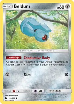 Beldum 92 - Celestial Storm Pokesingles