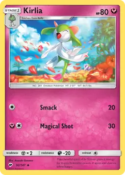 Kirlia 92 - Burning Shadows Pokesingles