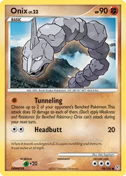 Onix 92 - Diamond & Pearl Pokesingles
