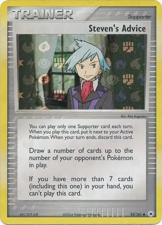 Steven's Advice Reverse Holo 92 - Hidden Legends Pokesingles