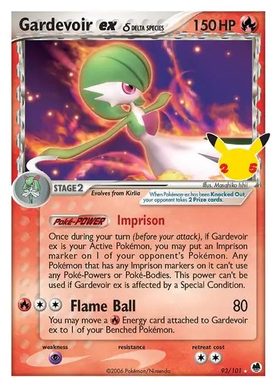 Gardevoir ex 93, Celebrations | Sword & Shield, , 38.00 kr, Pokesingles. Kjøp pokemon kort til lave priser hos oss.