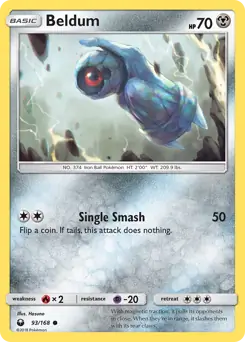 Beldum 93 - Celestial Storm Pokesingles