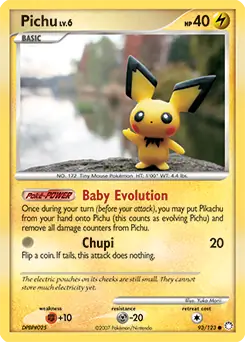 Pichu 93 - Mysterious Treasures Pokesingles
