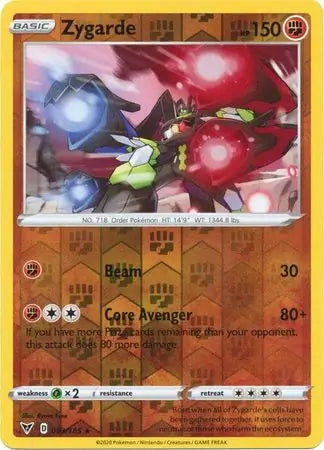Zygarde Reverse Holo 093 - Vivid Voltage