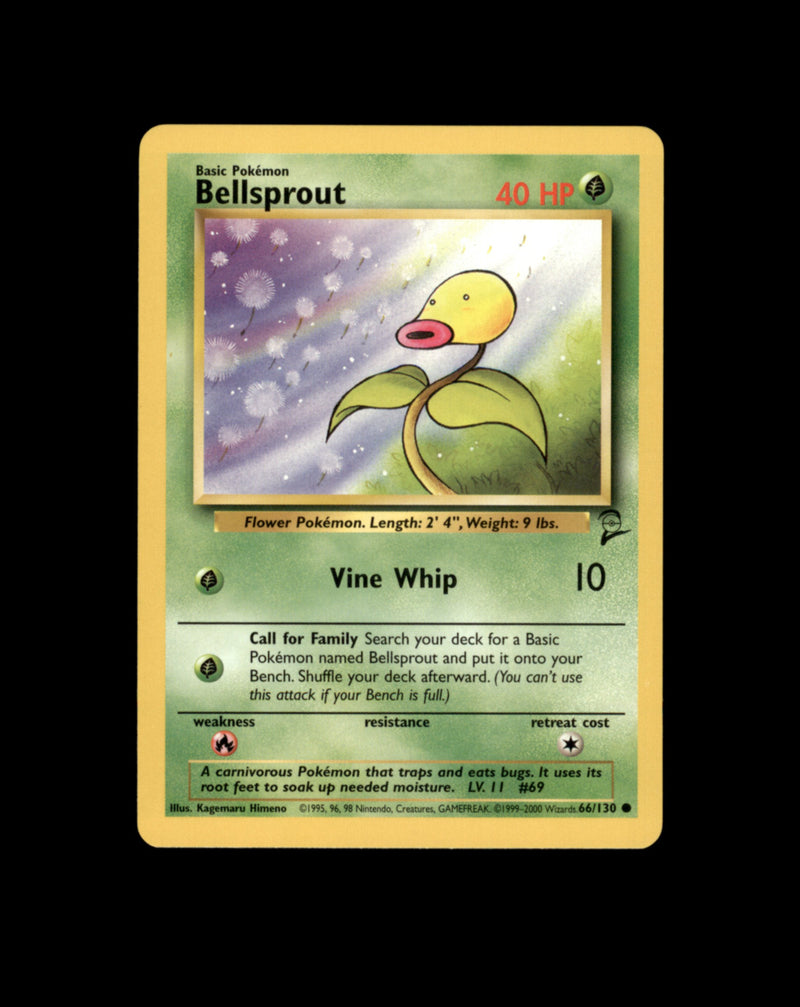 *SE BILDE FOR TILSTAND* Bellsprout #66 Pokemon Base Set 2 Pokesingles