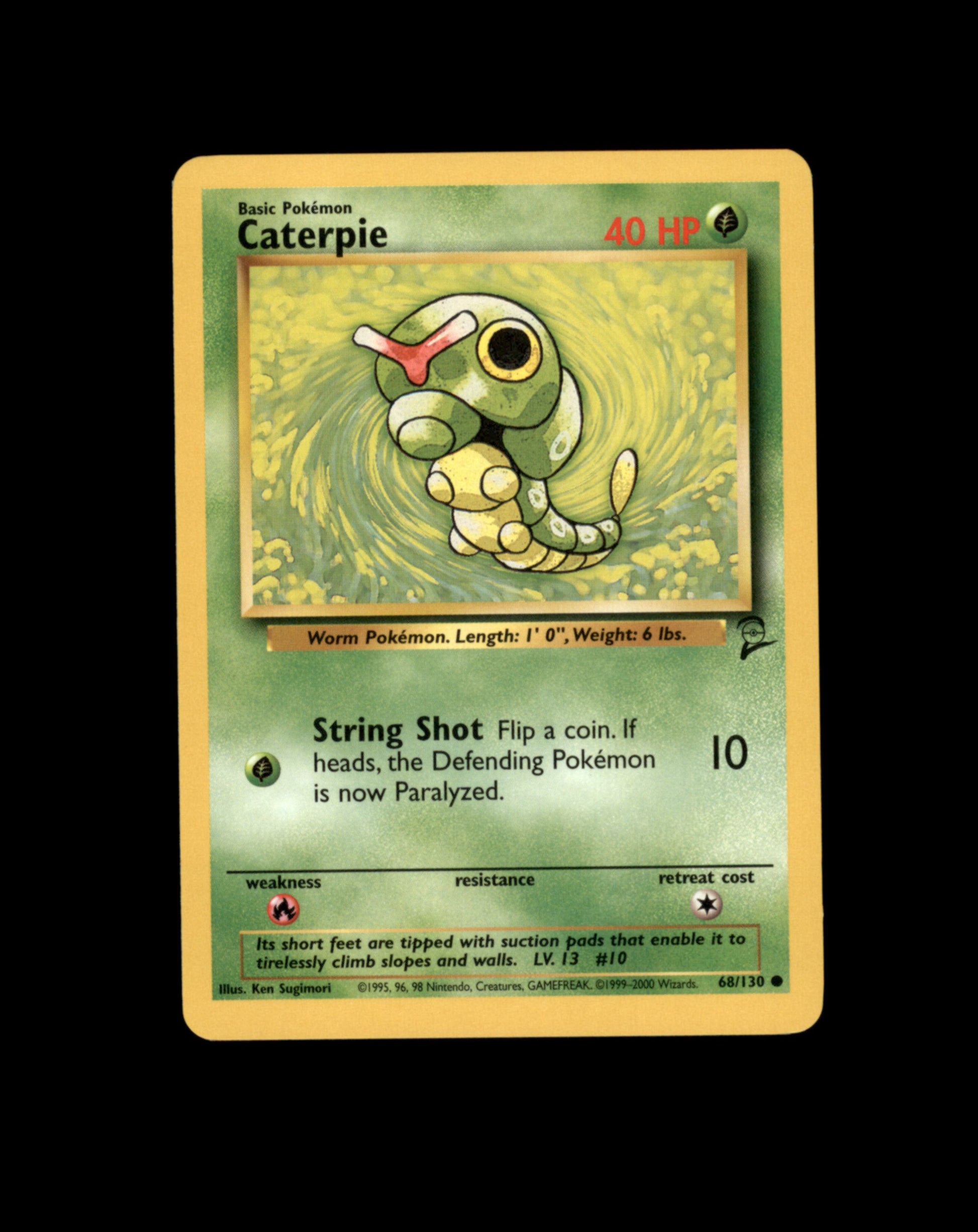 *SE BILDE FOR TILSTAND* Caterpie #68 Pokemon Base Set 2 Pokesingles