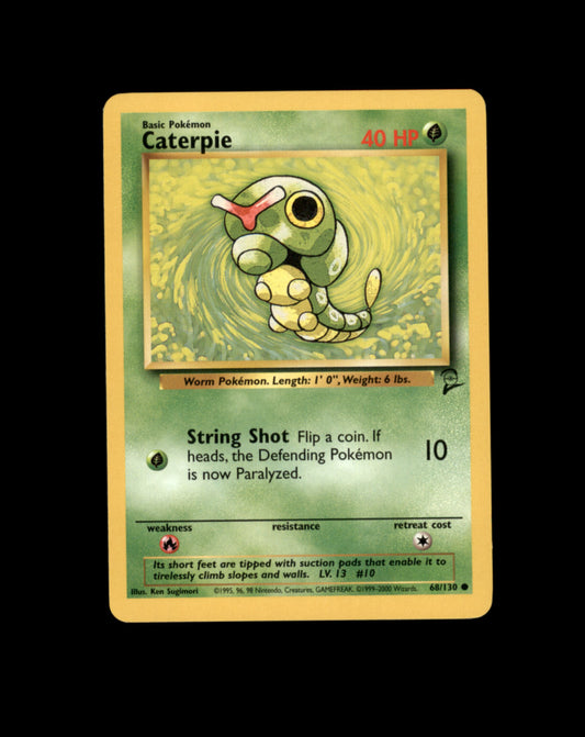 *SE BILDE FOR TILSTAND* Caterpie #68 Pokemon Base Set 2 Pokesingles