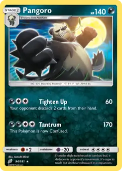 Pangoro 94 - Team Up Pokesingles
