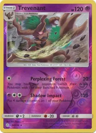 Trevenant Reverse Holo 94 - Cosmic Eclipse Pokesingles
