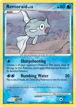 Remoraid 95 - Mysterious Treasures Pokesingles