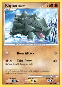 Rhyhorn 95 - Diamond & Pearl Pokesingles