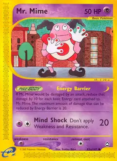 Mr. Mime 95b - Aquapolis Pokesingles