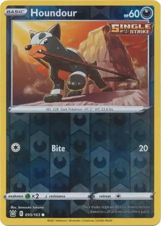Houndour Reverse Holo 095 - Battle Styles