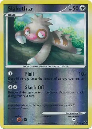 Slakoth Reverse Holo 95 - Platinum Pokesingles