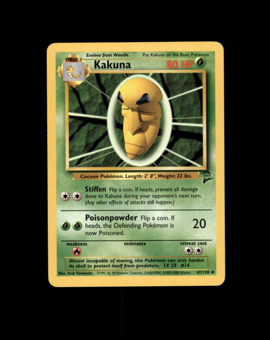 *SE BILDE FOR TILSTAND*	Kakuna #47 Pokemon Base Set 2 Pokesingles