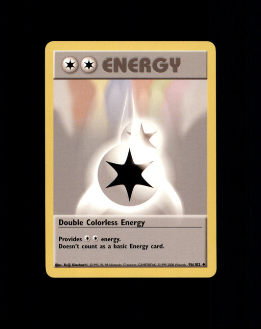 *SE BILDE FOR TILSTAND* Double Colorless Energy #96 Pokemon Base Set Pokesingles
