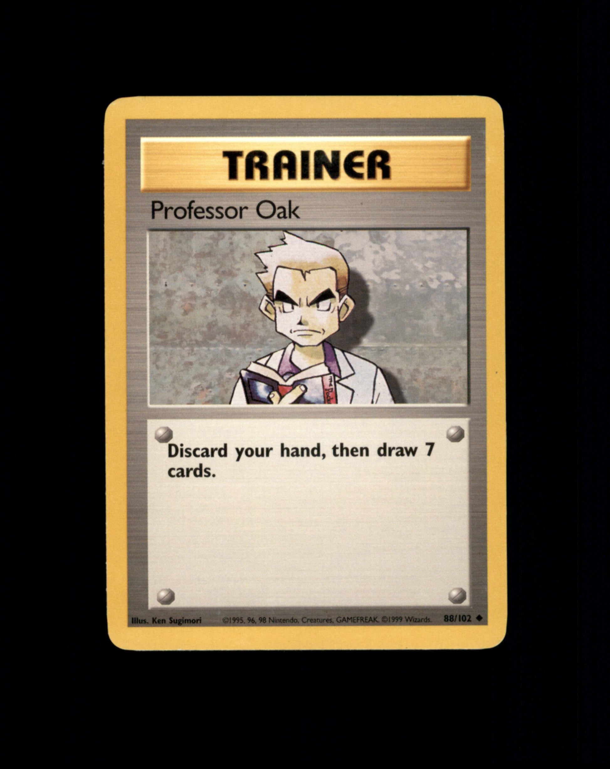 *SE BILDE FOR TILSTAND* Professor Oak #88 Pokemon Base Set Pokesingles