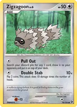 Zigzagoon 96 - Great Encounters Pokesingles