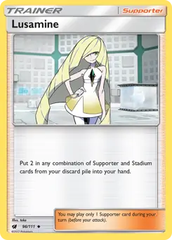 Lusamine 96 - Crimson Invasion Pokesingles