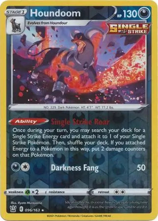 Houndoom Reverse Holo 096 - Battle Styles