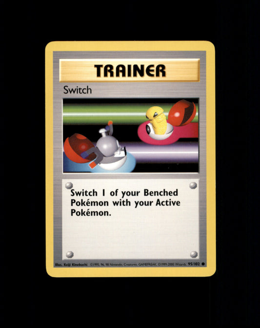 *SE BILDE FOR TILSTAND* Switch #95 Pokemon Base Set Pokesingles
