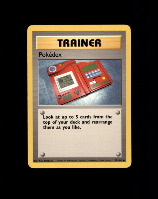 *SE BILDE FOR TILSTAND* Pokedex #87 Pokemon Base Set Pokesingles