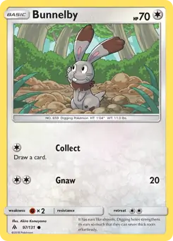 Bunnelby 97 - Forbidden Light Pokesingles