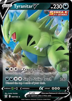 Tyranitar V 097 - Battle Styles