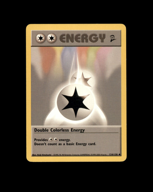 *SE BILDE FOR TILSTAND* Double Colorless Energy #124 Pokemon Base Set 2 Pokesingles