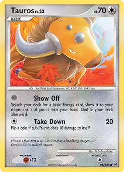 Tauros 98 - Platinum Pokesingles