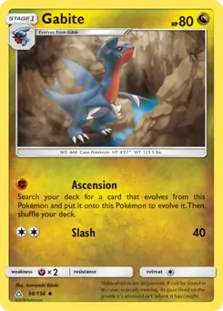 Gabite 98 - Ultra Prism Pokesingles