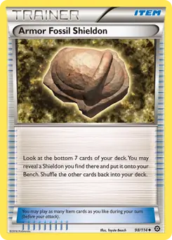 Armor Fossil Shieldon 98 - Steam Siege, Steam Siege | XY, trainer, 3.00 kr, Pokesingles. Kjøp pokemon kort til lave priser hos oss.